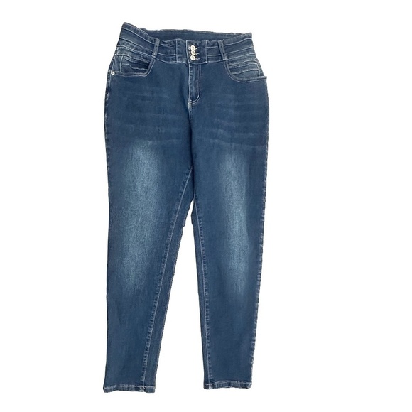 It's Skinny Women's size 11 Dark Wash Blue Denim Jeans - Picture 1 of 4
